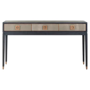 Alternative view of Console Bloomville Brass Shagreen