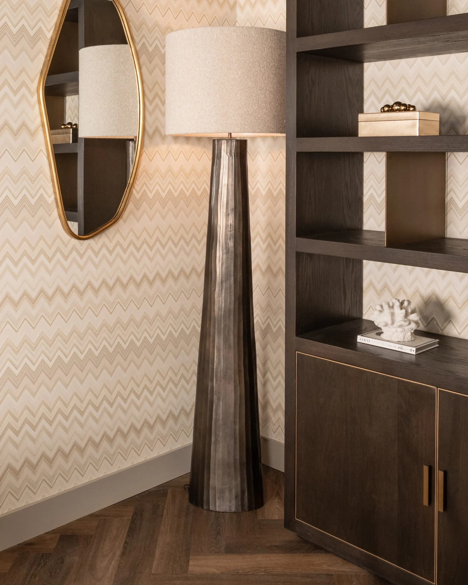 Vloerlamp Velvyn Bronze - Afbeelding 5