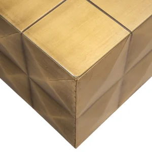 Alternative view of Salontafel Collada Brushed Gold Incl. Glass Top