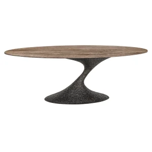 Alternative view of Eettafel Russo Ash Brown Oval 235