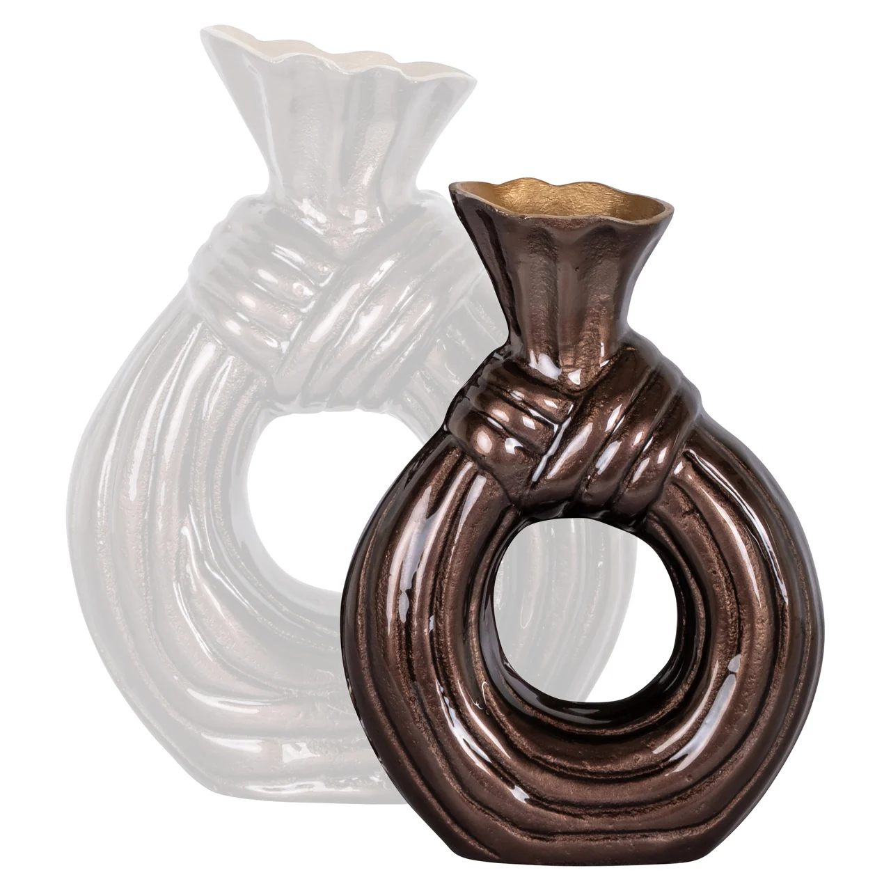 Vaas Suen Dark Brown Small - Afbeelding 4
