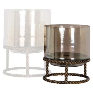 Alternative view of Windlicht Ropia Brass Antique Small