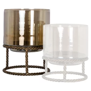 Alternative view of Windlicht Ropia Brass Antique Large