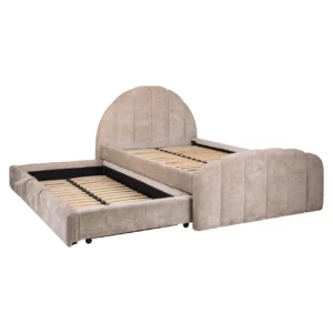 Alternative view of Bed Pixie Clay Chenille 120X200 With Pull-Out Bed