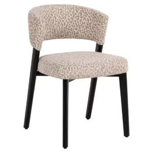 Alternative view of Eetkamerstoel Zeno Beige Leopard