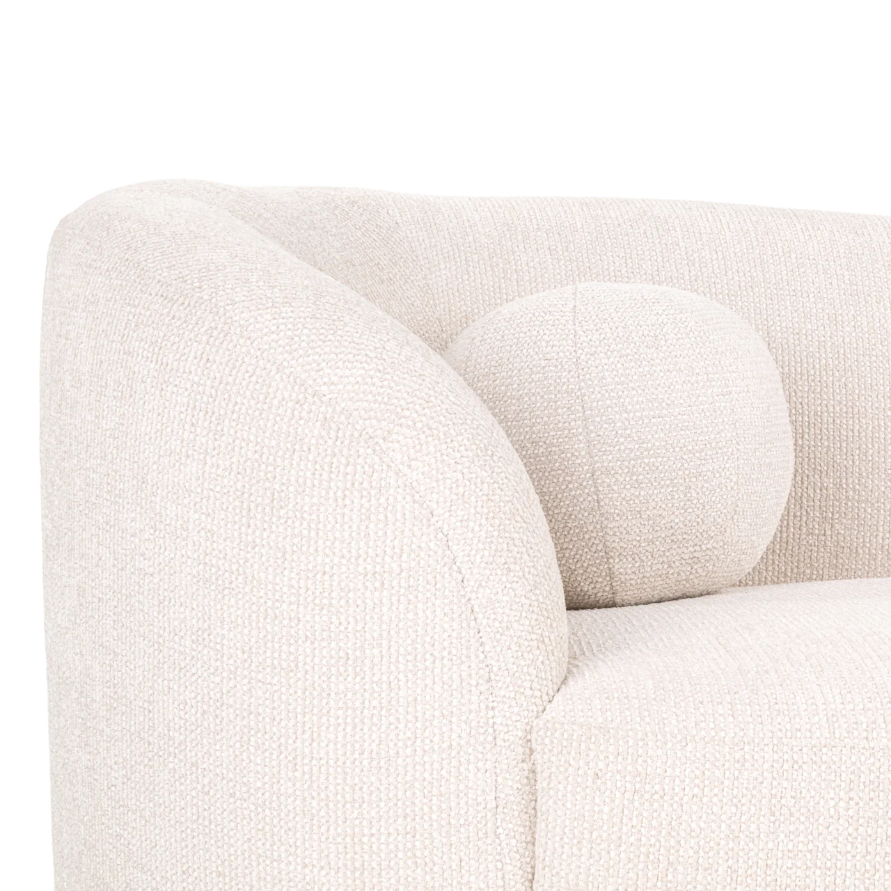 Bank Emma Cream Fancy Chaise Longue - Afbeelding 6