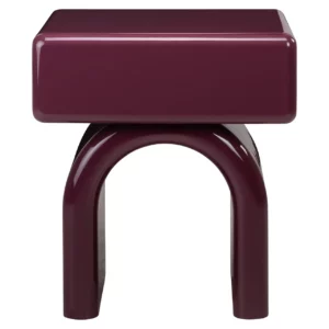 Alternative view of Nachtkastje Bennet Burgundy 1-Drawer