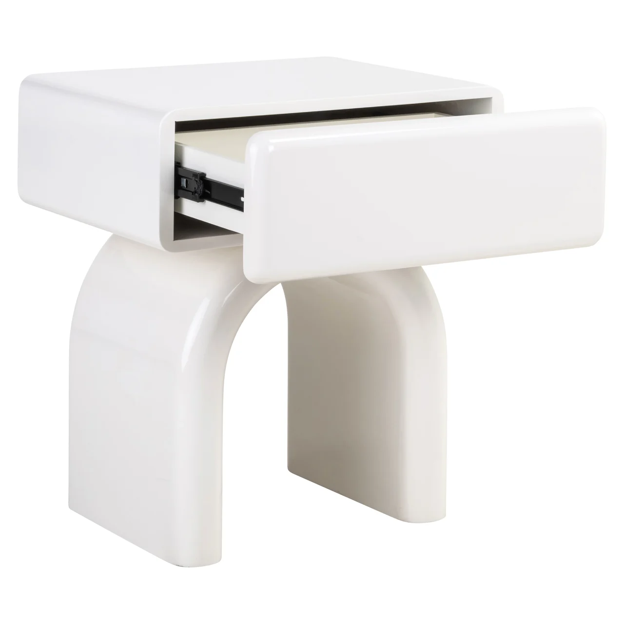 Nachtkastje Bennet Coconut Milk 1-Drawer - Afbeelding 4