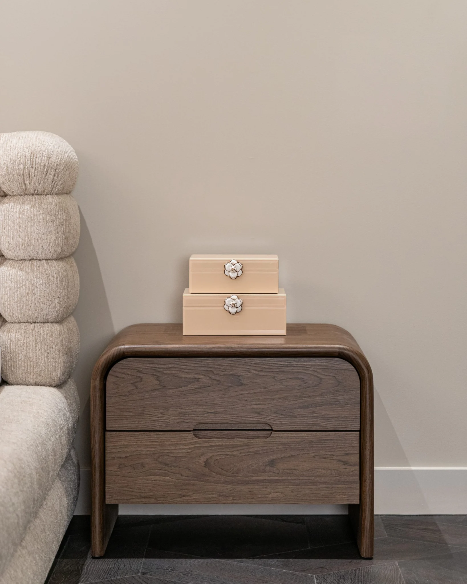 Nachtkastje Bedford Brown 2-Drawers - Afbeelding 5