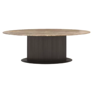 Alternative view of Eettafel Russo Ash Brown Oval 235