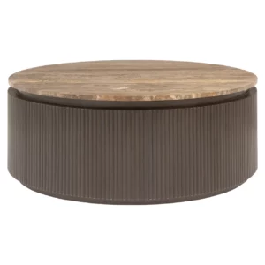 Alternative view of Salontafel Russo Ash Brown 90Ø