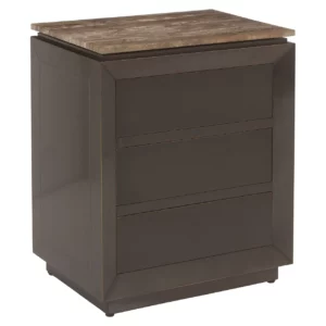 Nachtkastje Russo Ash Brown 3-Drawers