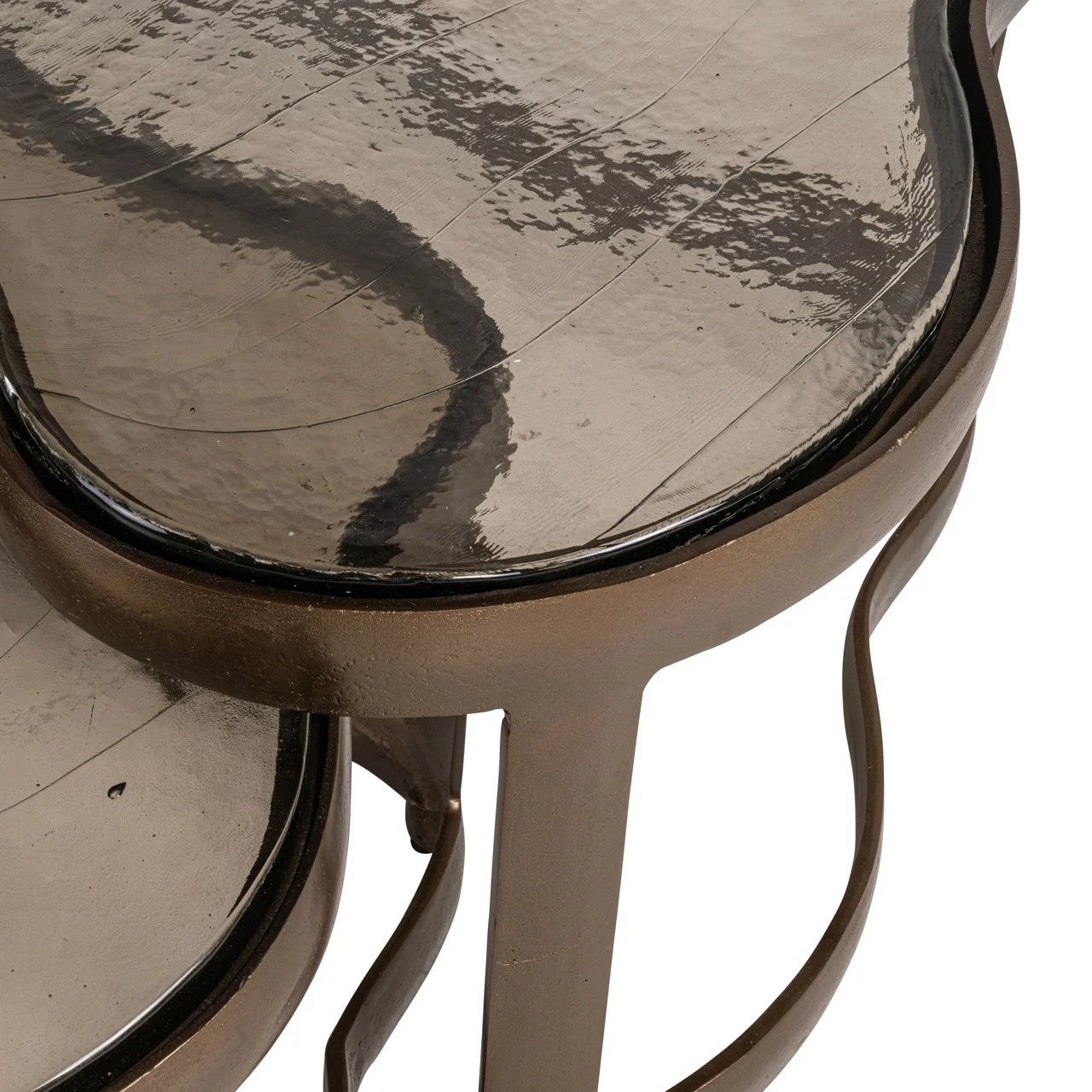 Salontafel Fairfield Brass Antique (Set Of 2)