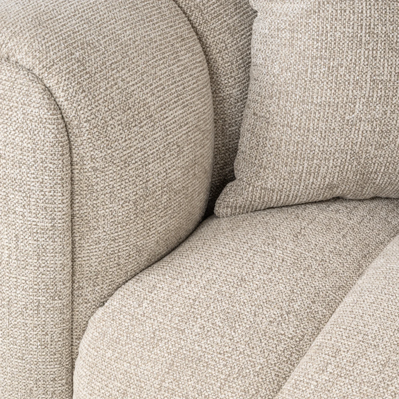 Bank Novaro Natural Fancy Lounge Right - Afbeelding 4