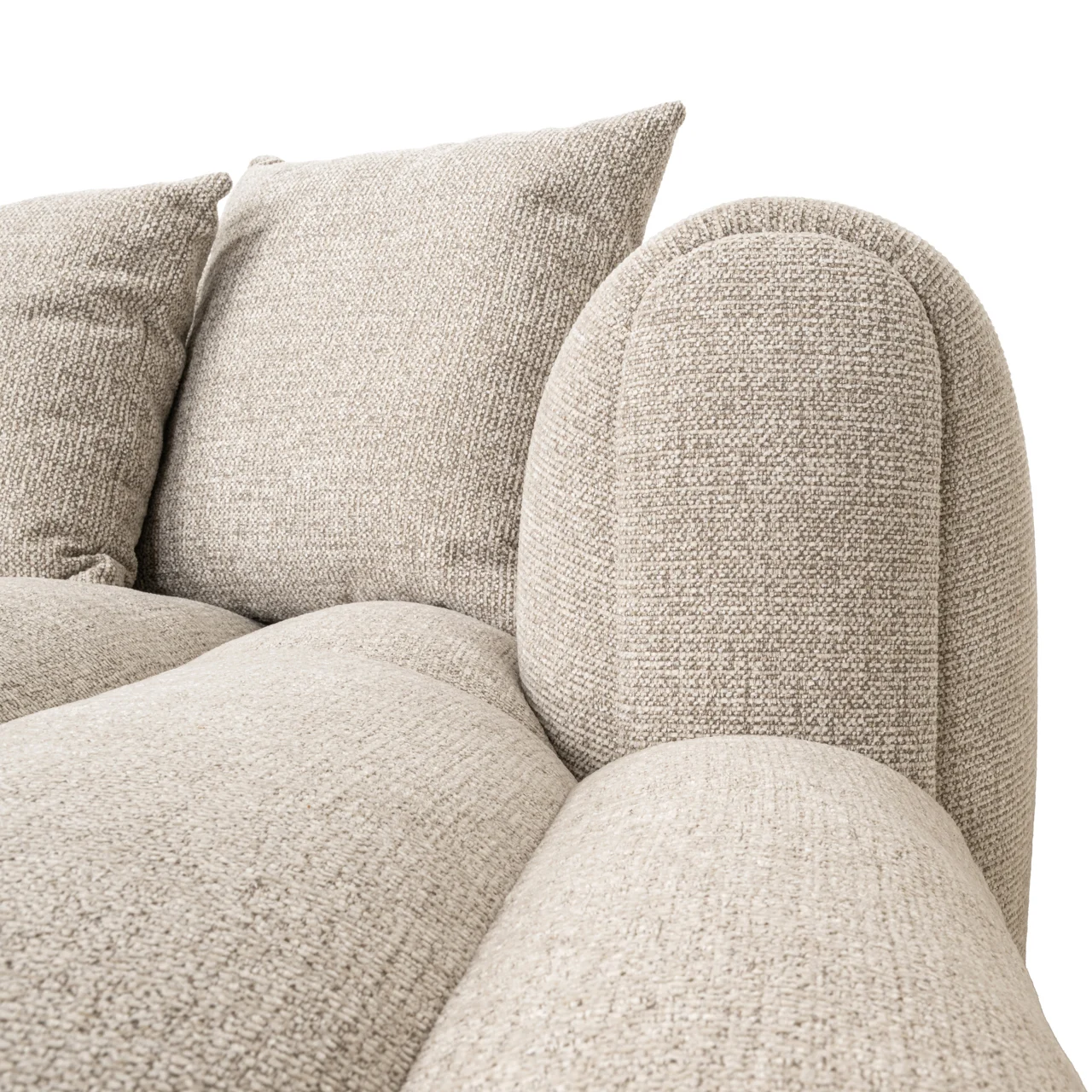 Bank Novaro Natural Fancy Lounge Right - Afbeelding 3