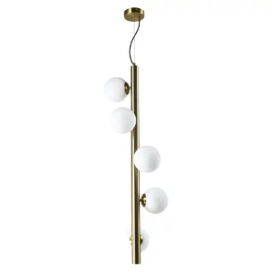 Alternative view of Hanglamp Elorie Brass Antique