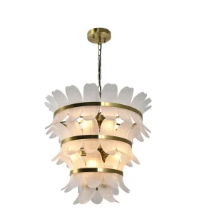 Alternative view of Hanglamp Ameline Brass Antique