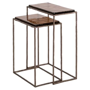 Bijzettafel Villano Bronze (Set Of 2)