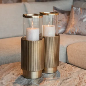 Alternative view of Windlicht Soreli Brass Antique