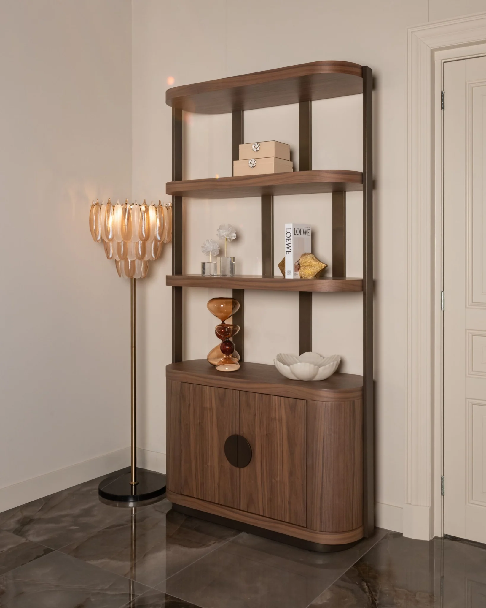 Wandkast Windsor Walnut - Afbeelding 12