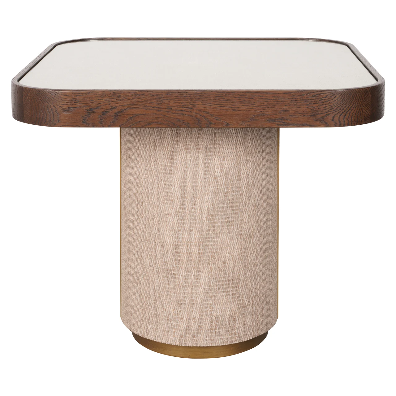 Bijzettafel Willox Beige Including Glass - Afbeelding 4