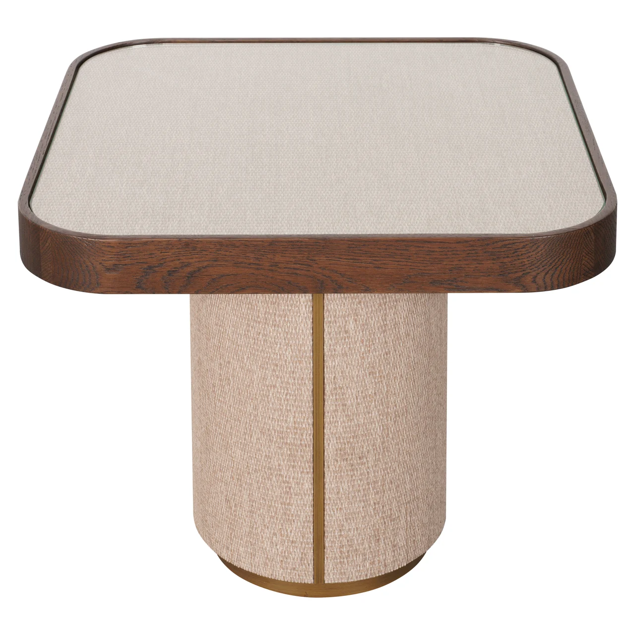 Bijzettafel Willox Beige Including Glass - Afbeelding 5