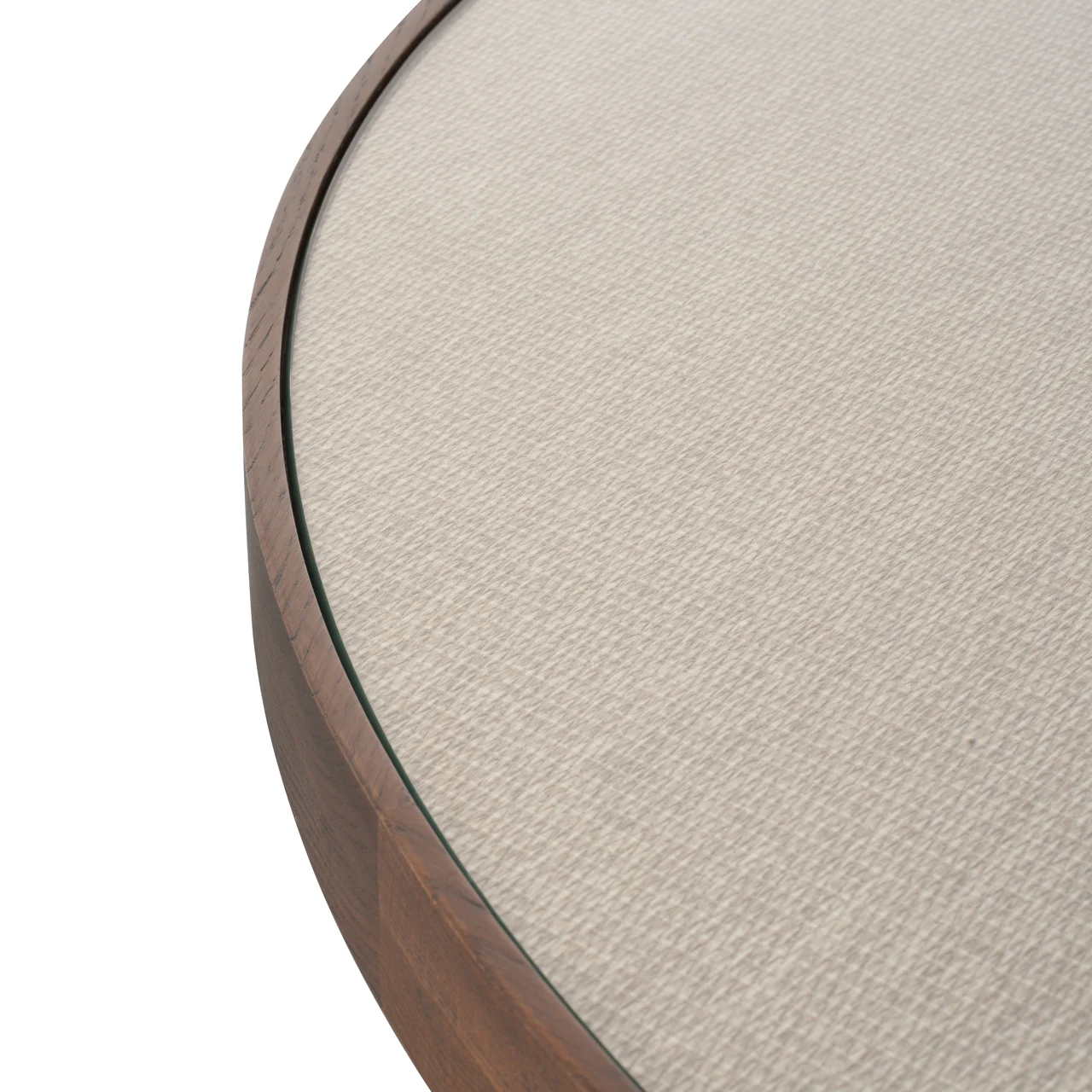 Eettafel Willox Beige 130Ø Including Glass - Afbeelding 3