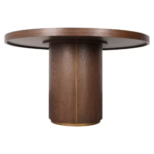 Alternative view of Eettafel Willox Beige 130Ø Including Glass