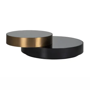 Salontafel Alexander Jones Black/Gold (Slice)
