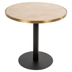 Bistrotafel Brazza Beige 80Ø