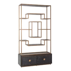 Wandkast Hunter Black Rustic