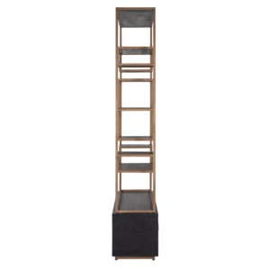 Alternative view of Wandkast Hunter Black Rustic