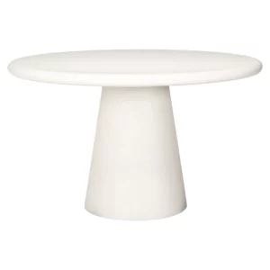 Eettafel Bloomstone White 130Ø