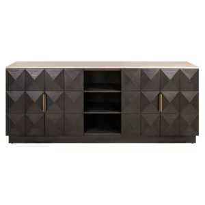 Alternative view of Dressoir Claremont Brown  4-Doors 2-Shelves