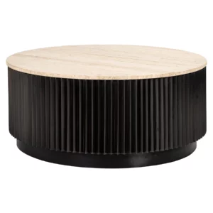 Salontafel Hampton Dark Brown 90Ø