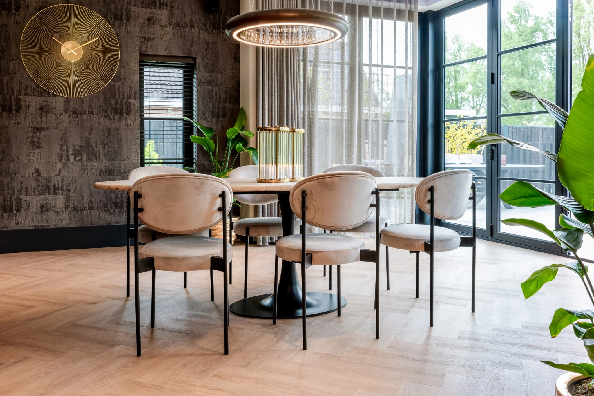Eettafel Hampton Black Oval 230 - Afbeelding 4