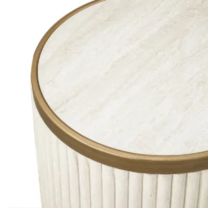 Alternative view of Bijzettafel Tivoli White (Set Of 2)