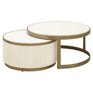 Salontafel Tivoli White (Set Of 2)