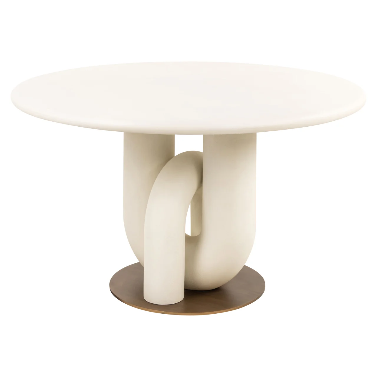 Eettafel Winslow White 135Ø