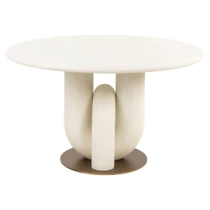 Alternative view of Eettafel Winslow White 135Ø