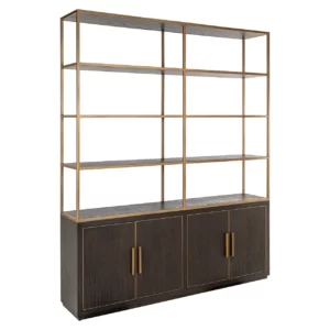 Wandkast Carter Brown Large 4-Doors