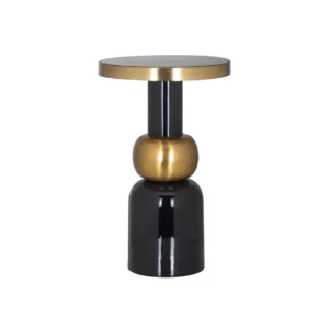 Bijzettafel Mose Black 41Ø