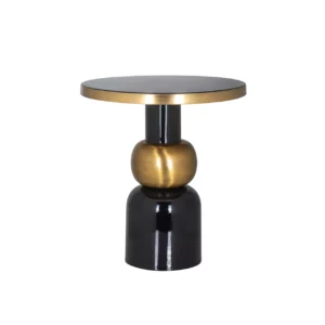 Bijzettafel Mose Black 51Ø