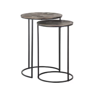 Bijzettafel Tulum Brushed Gold (Set Of 2)