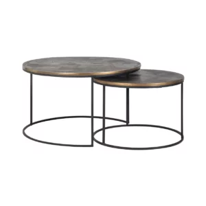 Salontafel Tulum Brushed Gold (Set Of 2)