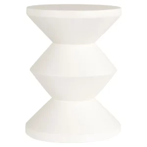 Bijzettafel Bloomstone White 35Ø