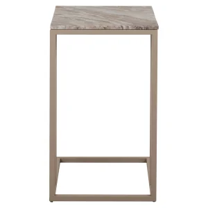 Alternative view of Bankbijzettafel Fairfax Clay