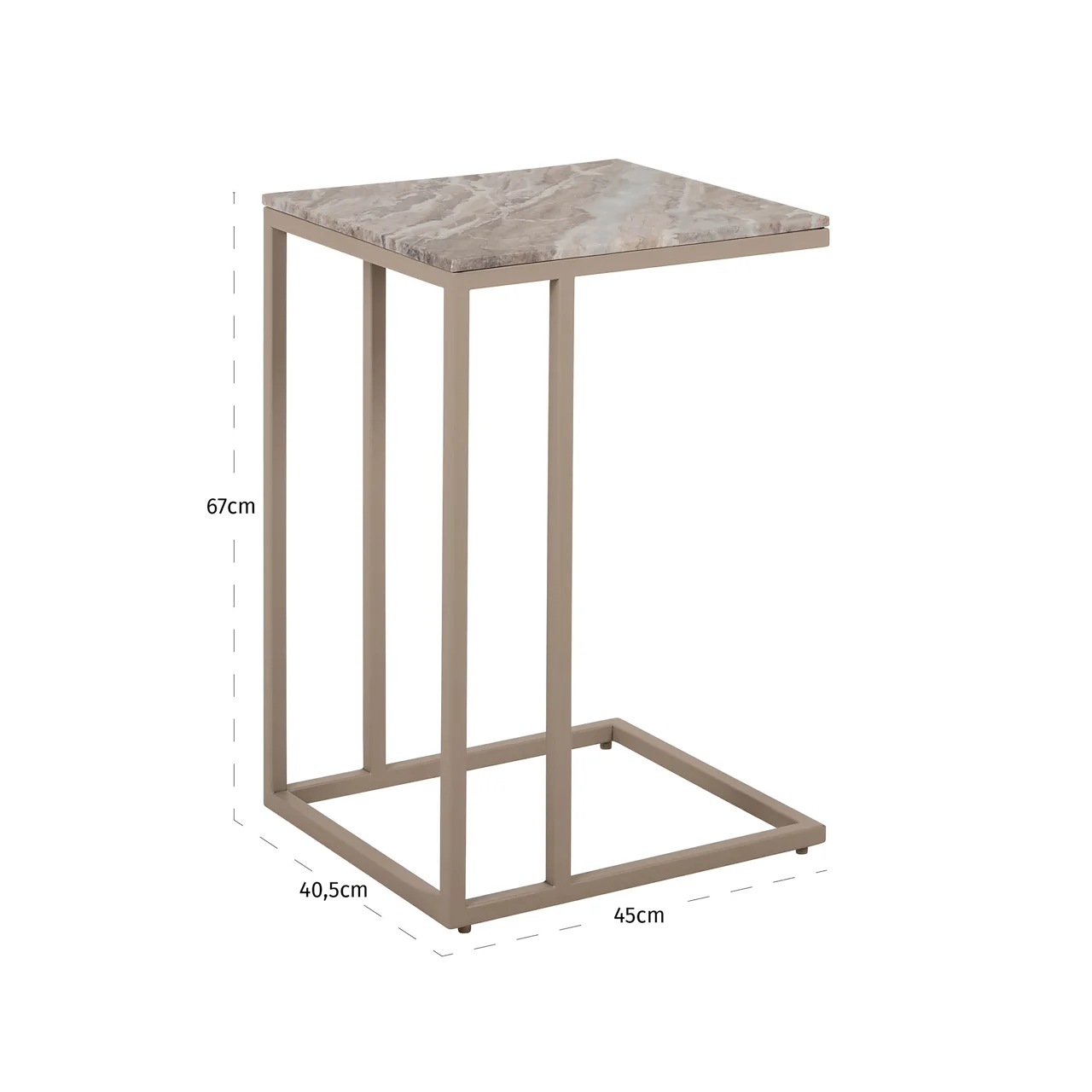 Bankbijzettafel Fairfax Clay - Afbeelding 6