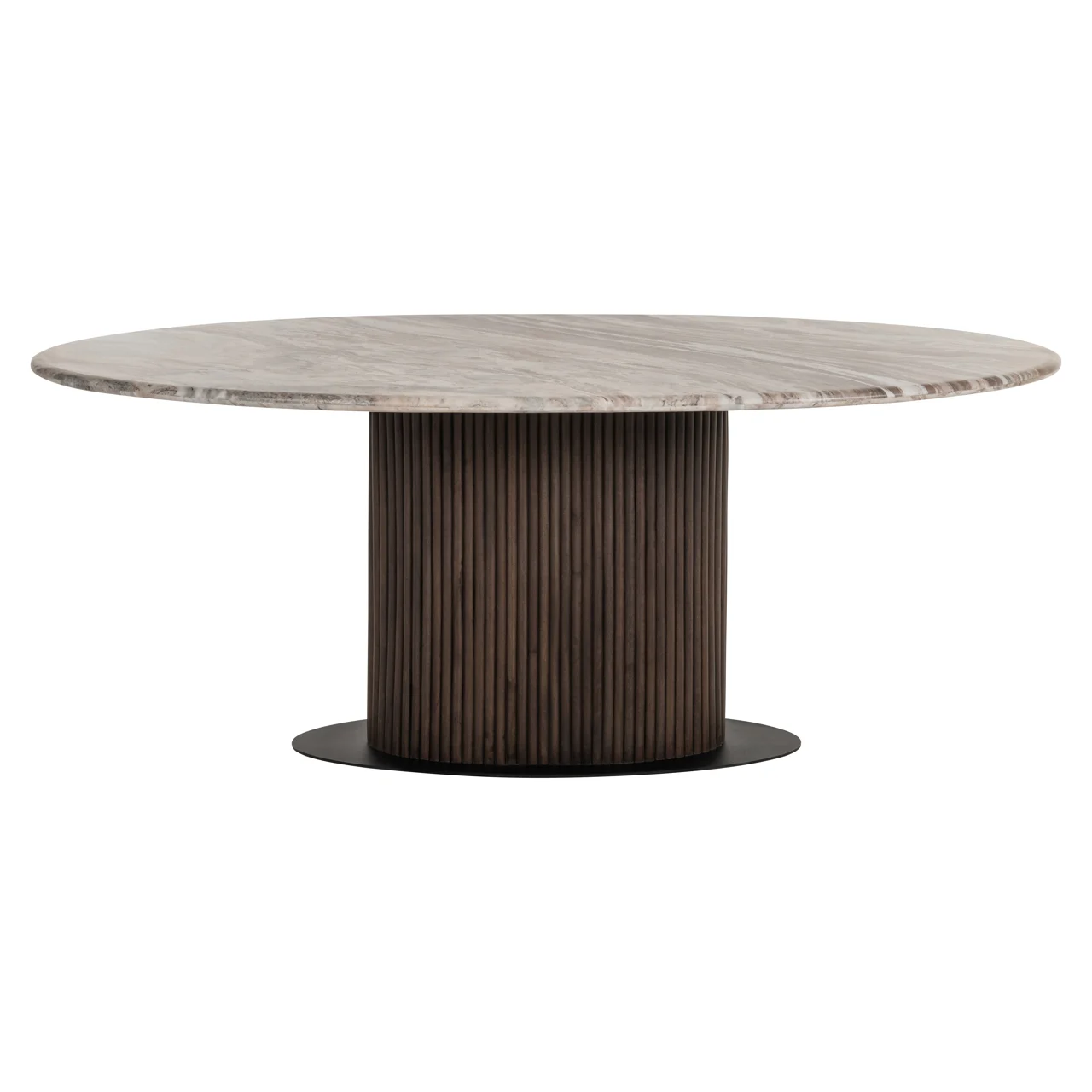 Eettafel Rashford Blush Beige Oval 200 - Afbeelding 3