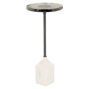 Bijzettafel Aurora White 27Ø